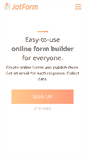 Mobile Screenshot of jotform.com